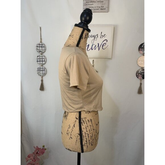 (A-24) Short sleeves womens top forever 21 size M strech - Picture 5 of 7